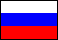 the flag of contemporary Russia: horizontal bars of white, blue, and red