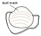 WEAR A DUST MASK!