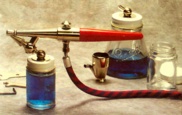 airbrush setup