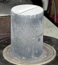 a mold in a flask