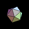 an icosahedron