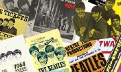 a collection of printed memorabilia of the Beatles