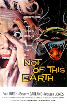 movie poster: Not of This Earth