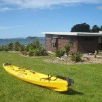 Kayak prepared at Graham Bach, Scandrett Bay