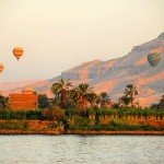 Ballooning over the Nile River, Cairo