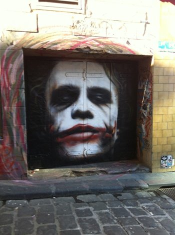 Graffiti in Melbourne's Hosier Lane