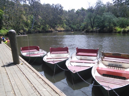 The Yarra River at Studley Park Boathouse 