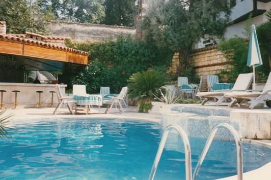 poolside at the Argos Hotel