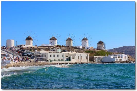 Mykonos windmills