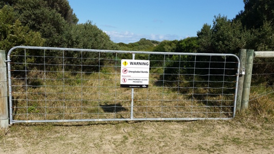 War history reminders at Point Nepean